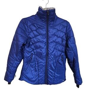Columbia Womens Interchange Omni Heat Blue Coat Size Small